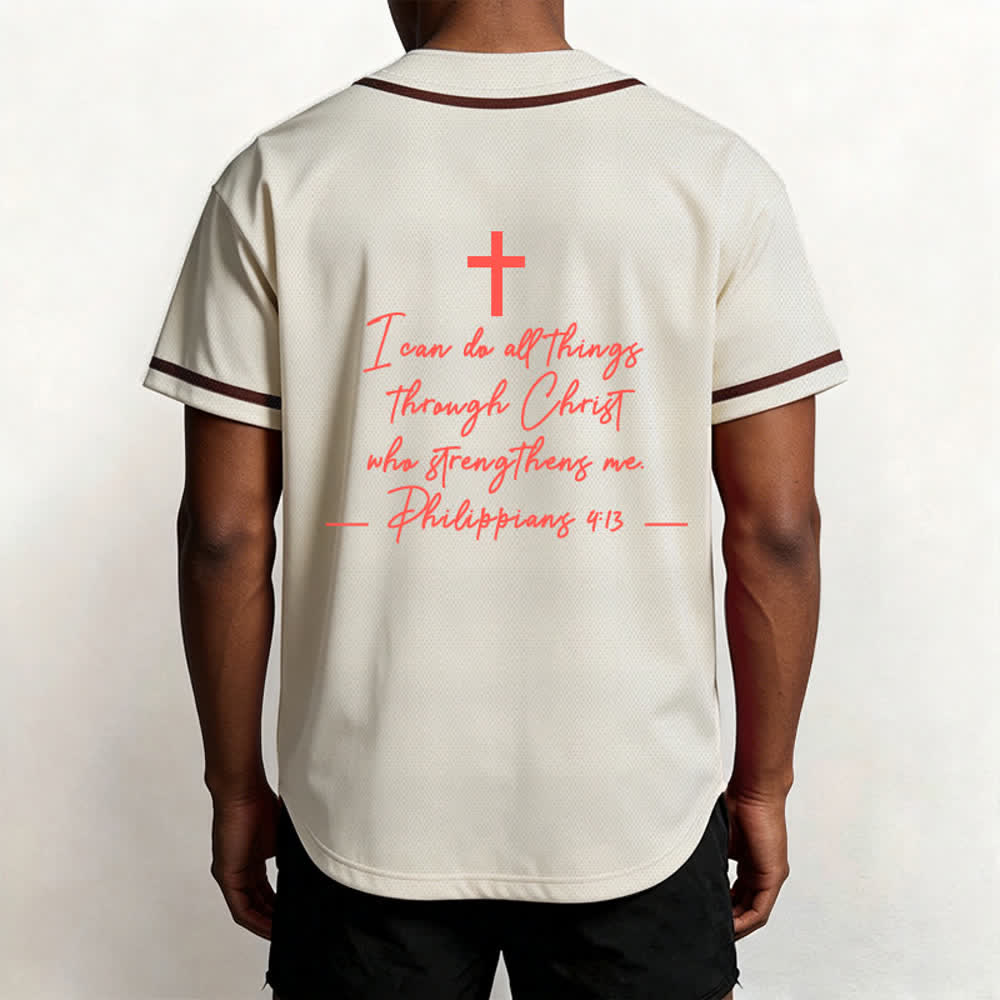 Christianartworkshop Gesù Cristo 33 Maglia da baseball azzurra - image 27