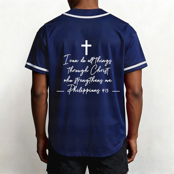 Christianartworkshop Gesù Cristo 33 Maglia da baseball azzurra - image 55
