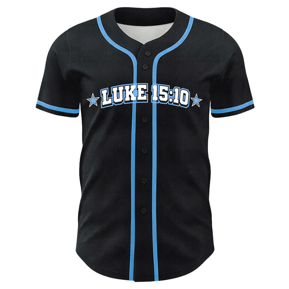 Christianartworkshop Luca 15:10 Maglia da baseball con pecora trovata - image 2