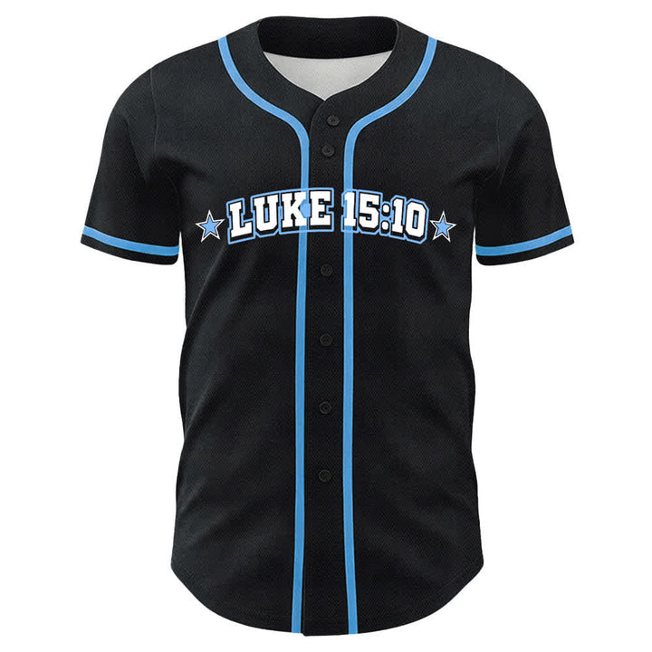 Christianartworkshop Luca 15:10 Maglia da baseball con pecora trovata - image 2