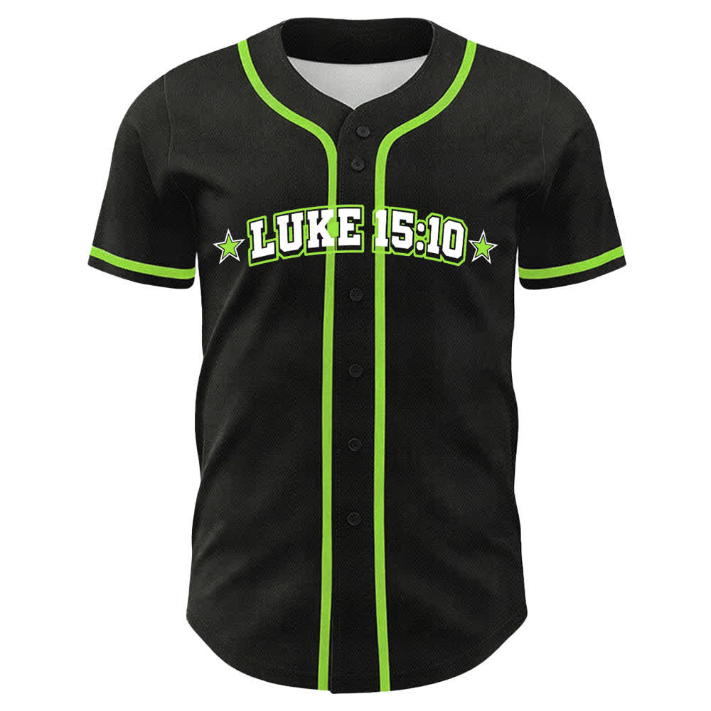 Christianartworkshop Luca 15:10 Maglia da baseball con pecora trovata - image 8