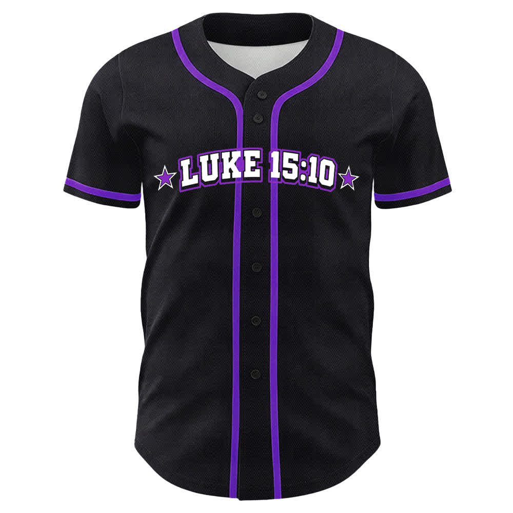Christianartworkshop Luca 15:10 Maglia da baseball con pecora trovata - image 17