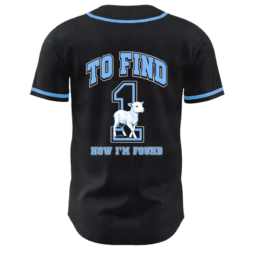 Christianartworkshop Luca 15:10 Maglia da baseball con pecora trovata - image 1