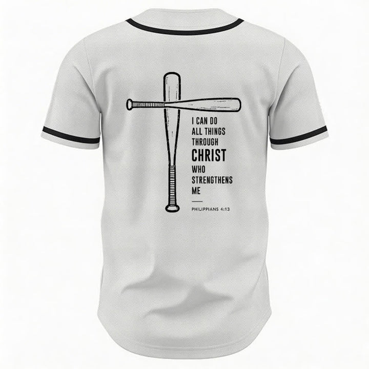 Christianartworkshop Maglia da baseball "Posso fare ogni cosa in Cristo" - image 8