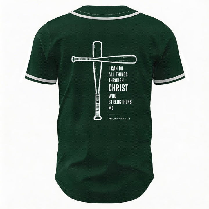 Christianartworkshop Maglia da baseball "Posso fare ogni cosa in Cristo" - image 22