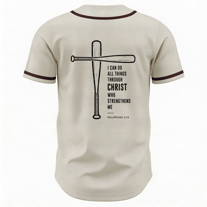 Christianartworkshop Maglia da baseball "Posso fare ogni cosa in Cristo" - image 29