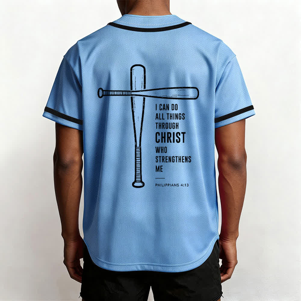 Christianartworkshop Maglia da baseball "Posso fare ogni cosa in Cristo" - image 54