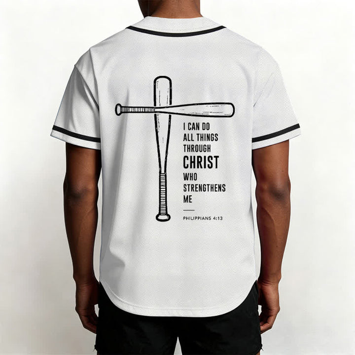 Christianartworkshop Maglia da baseball "Posso fare ogni cosa in Cristo" - image 12