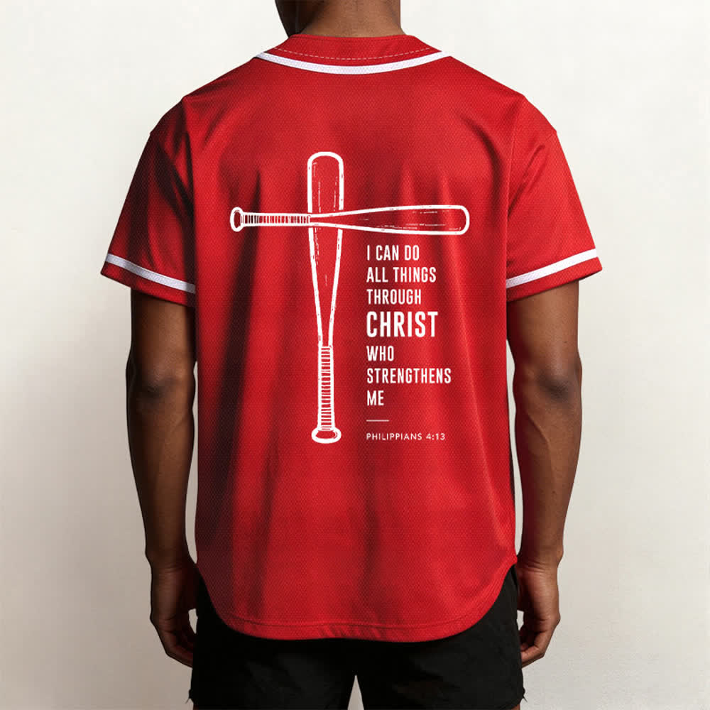 Christianartworkshop Maglia da baseball "Posso fare ogni cosa in Cristo" - image 47