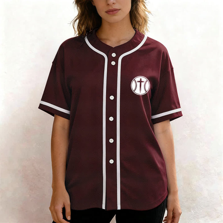 Christianartworkshop Maglia da baseball "Posso fare ogni cosa in Cristo" - image 18