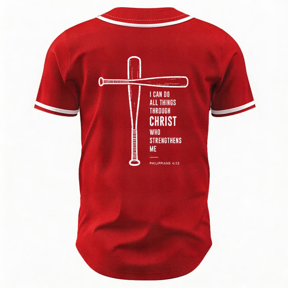 Christianartworkshop Maglia da baseball "Posso fare ogni cosa in Cristo" - image 43