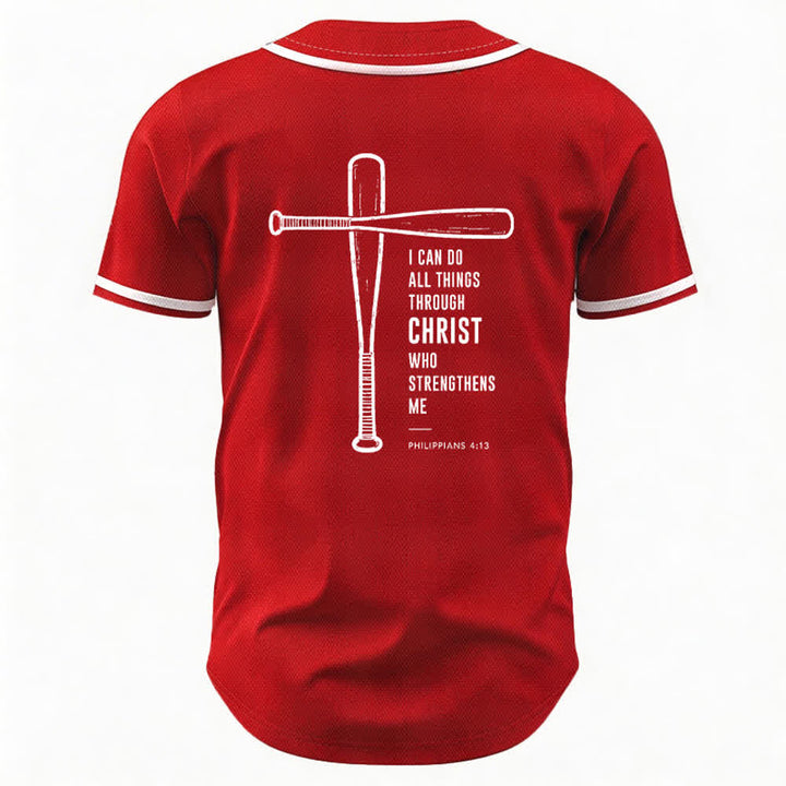 Christianartworkshop Maglia da baseball "Posso fare ogni cosa in Cristo" - image 43