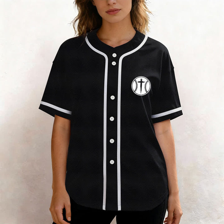 Christianartworkshop Maglia da baseball "Posso fare ogni cosa in Cristo" - image 4