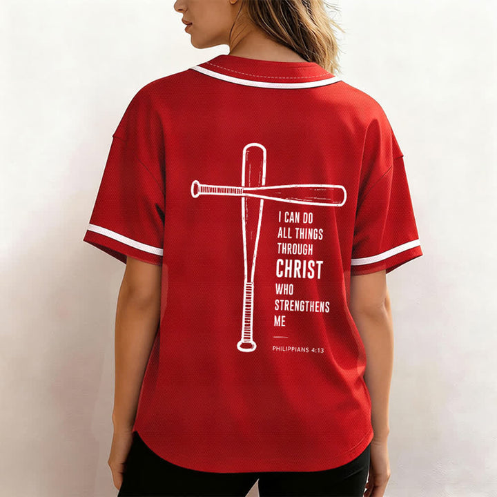 Christianartworkshop Maglia da baseball "Posso fare ogni cosa in Cristo" - image 45