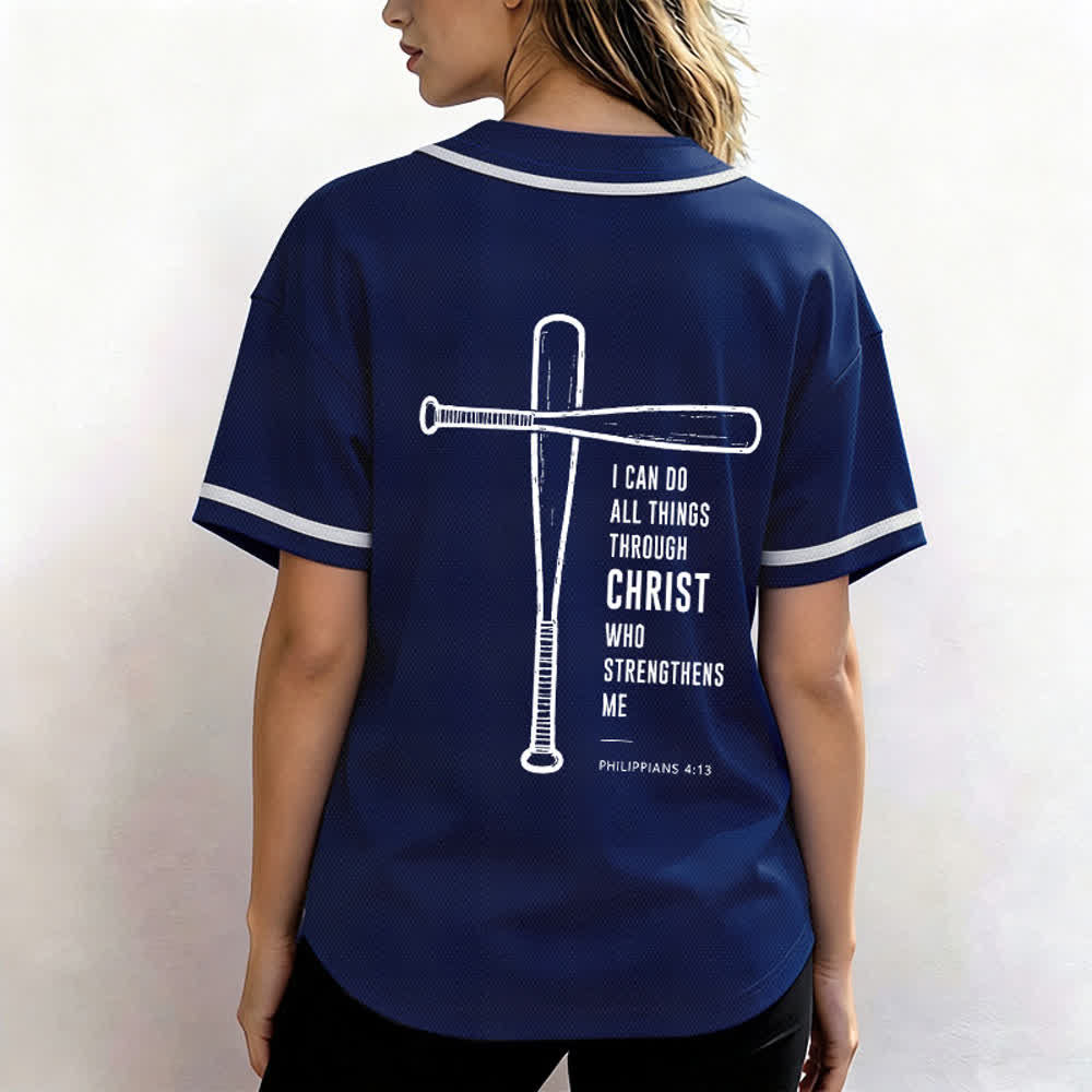Christianartworkshop Maglia da baseball "Posso fare ogni cosa in Cristo" - image 38