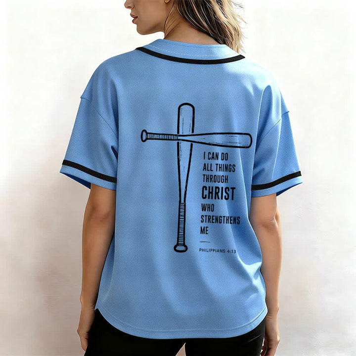 Christianartworkshop Maglia da baseball "Posso fare ogni cosa in Cristo" - image 52