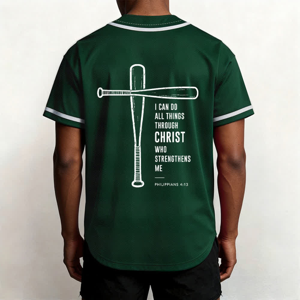 Christianartworkshop Maglia da baseball "Posso fare ogni cosa in Cristo" - image 26