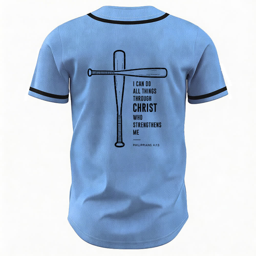 Christianartworkshop Maglia da baseball "Posso fare ogni cosa in Cristo" - image 50