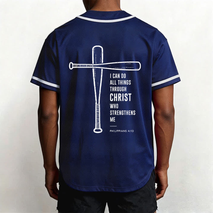 Christianartworkshop Maglia da baseball "Posso fare ogni cosa in Cristo" - image 40