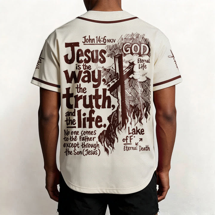 Christianartworkshop: maglia da baseball "Jesus Is The Way" - image 5