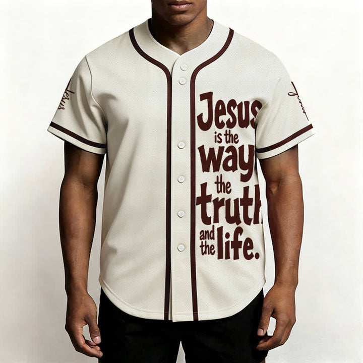 Christianartworkshop: maglia da baseball "Jesus Is The Way" - image 6