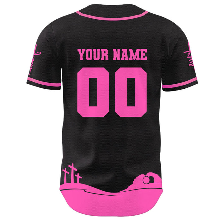 Christianartworkshop Gesù è il mio Re Maglia da baseball personalizzata con nome e numero - image 22