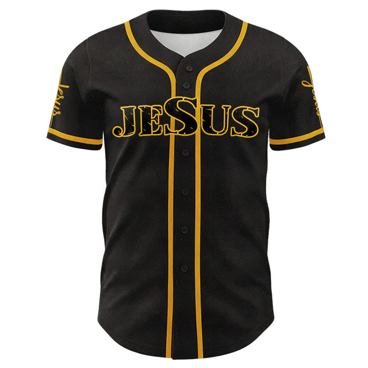 Christianartworkshop Maglia da baseball con croce di Gesù, chiodo e corona di spine - image 2