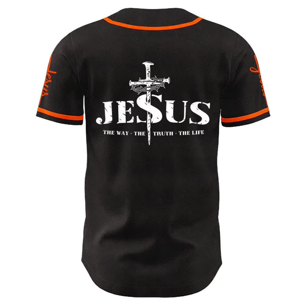 Christianartworkshop Maglia da baseball con croce di Gesù, chiodo e corona di spine - image 16