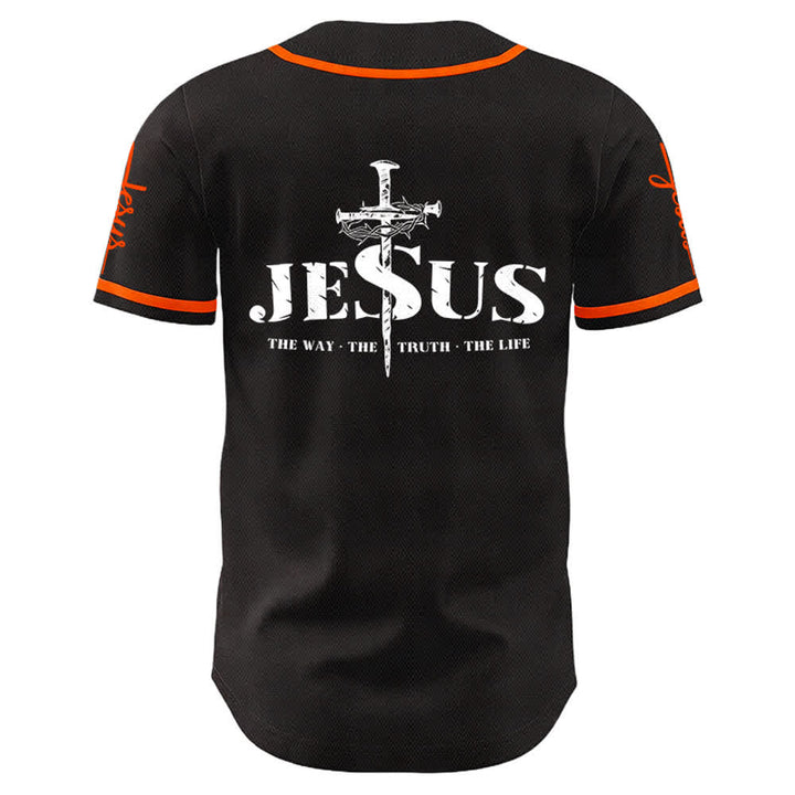 Christianartworkshop Maglia da baseball con croce di Gesù, chiodo e corona di spine - image 16
