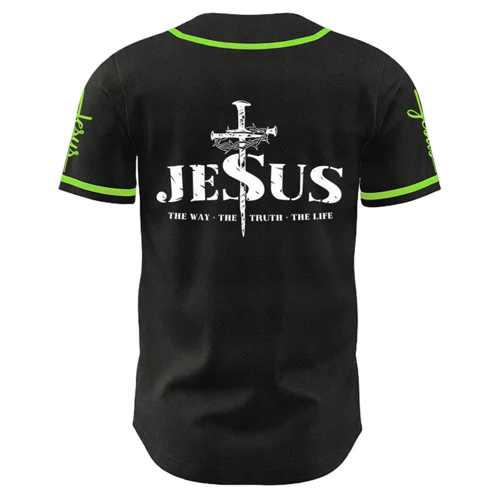 Christianartworkshop Maglia da baseball con croce di Gesù, chiodo e corona di spine - image 28