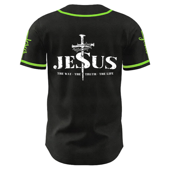 Christianartworkshop Maglia da baseball con croce di Gesù, chiodo e corona di spine - image 28