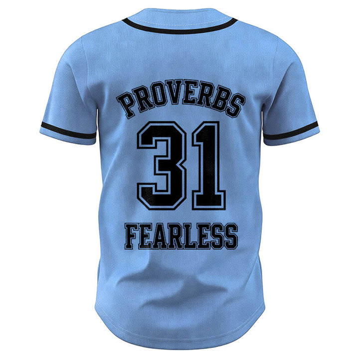 Christianartworkshop Proverbi 31 Fede Intrepida Maglia da baseball unisex con grafica - image 36