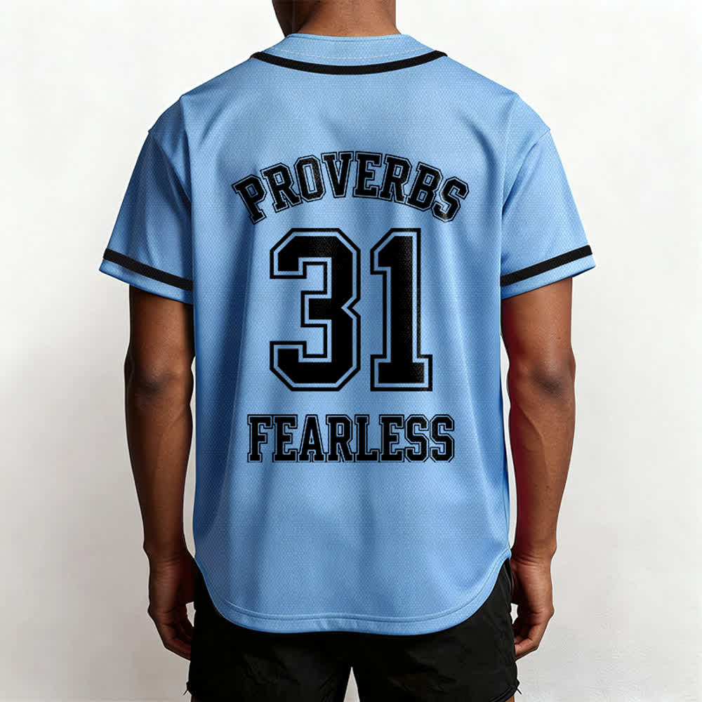 Christianartworkshop Proverbi 31 Fede Intrepida Maglia da baseball unisex con grafica - image 38