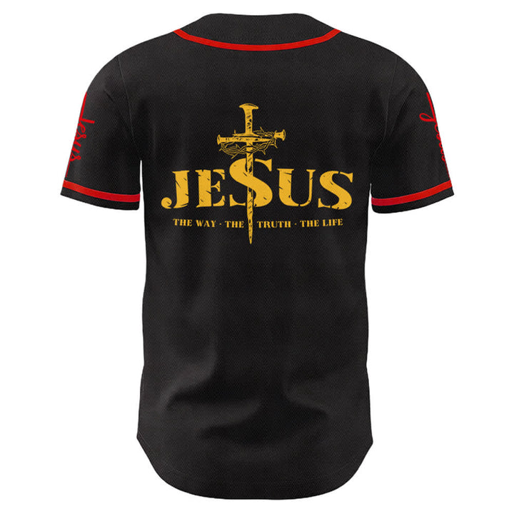 Christianartworkshop Maglia da baseball con croce di Gesù, chiodo e corona di spine - image 44