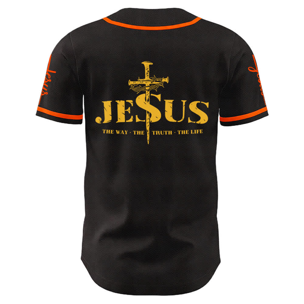 Christianartworkshop Maglia da baseball con croce di Gesù, chiodo e corona di spine - image 47