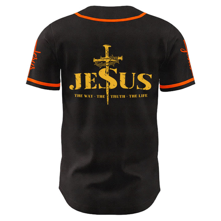 Christianartworkshop Maglia da baseball con croce di Gesù, chiodo e corona di spine - image 47