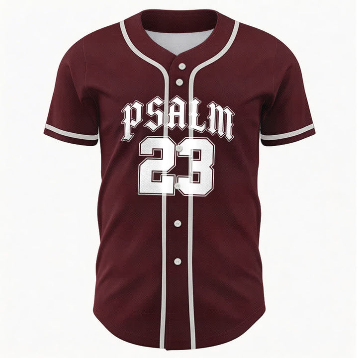 Christianartworkshop Peace Dove & Faith Slogan Religious Psalm 23 Athletic Design Maglia da baseball unisex - image 22