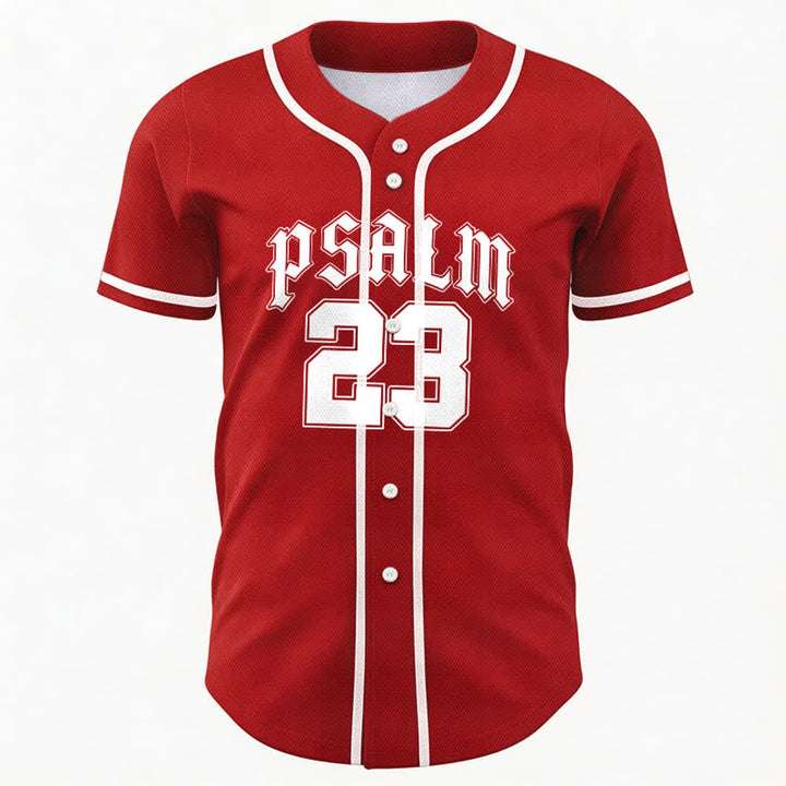 Christianartworkshop Peace Dove & Faith Slogan Religious Psalm 23 Athletic Design Maglia da baseball unisex - image 50