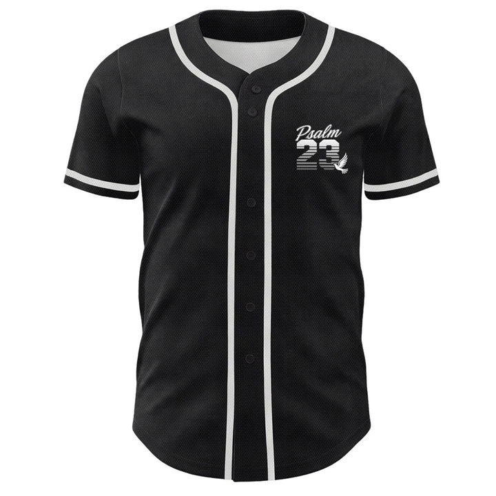 Maglia da baseball unisex Christianartworkshop con numeri e scritta in corsivo Salmo 23 a righe retrò sfumate. - image 8