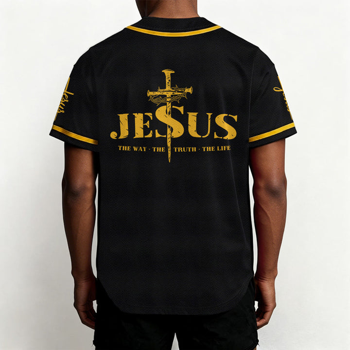 Christianartworkshop Maglia da baseball con croce di Gesù, chiodo e corona di spine - image 36