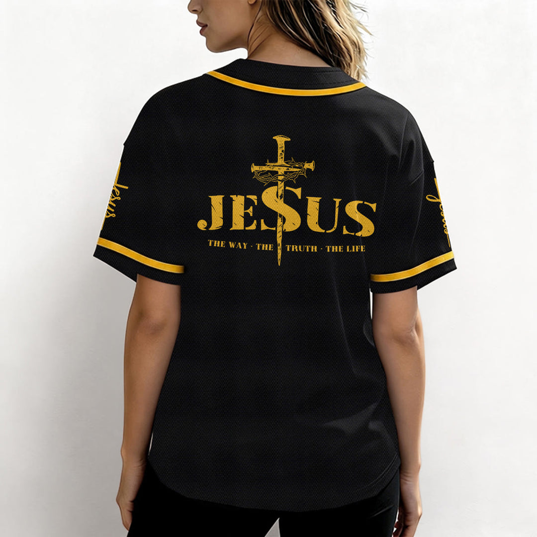 Christianartworkshop Maglia da baseball con croce di Gesù, chiodo e corona di spine - image 38