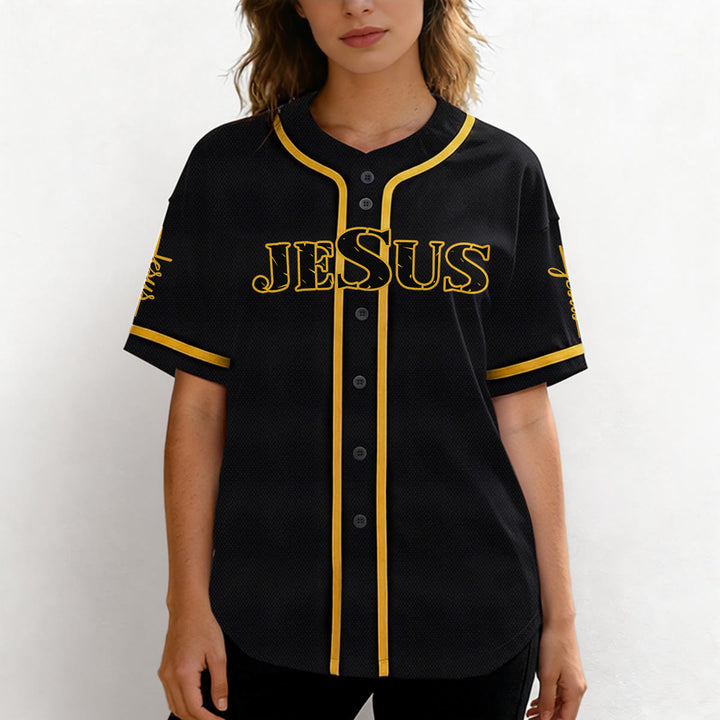 Christianartworkshop Maglia da baseball con croce di Gesù, chiodo e corona di spine - image 6