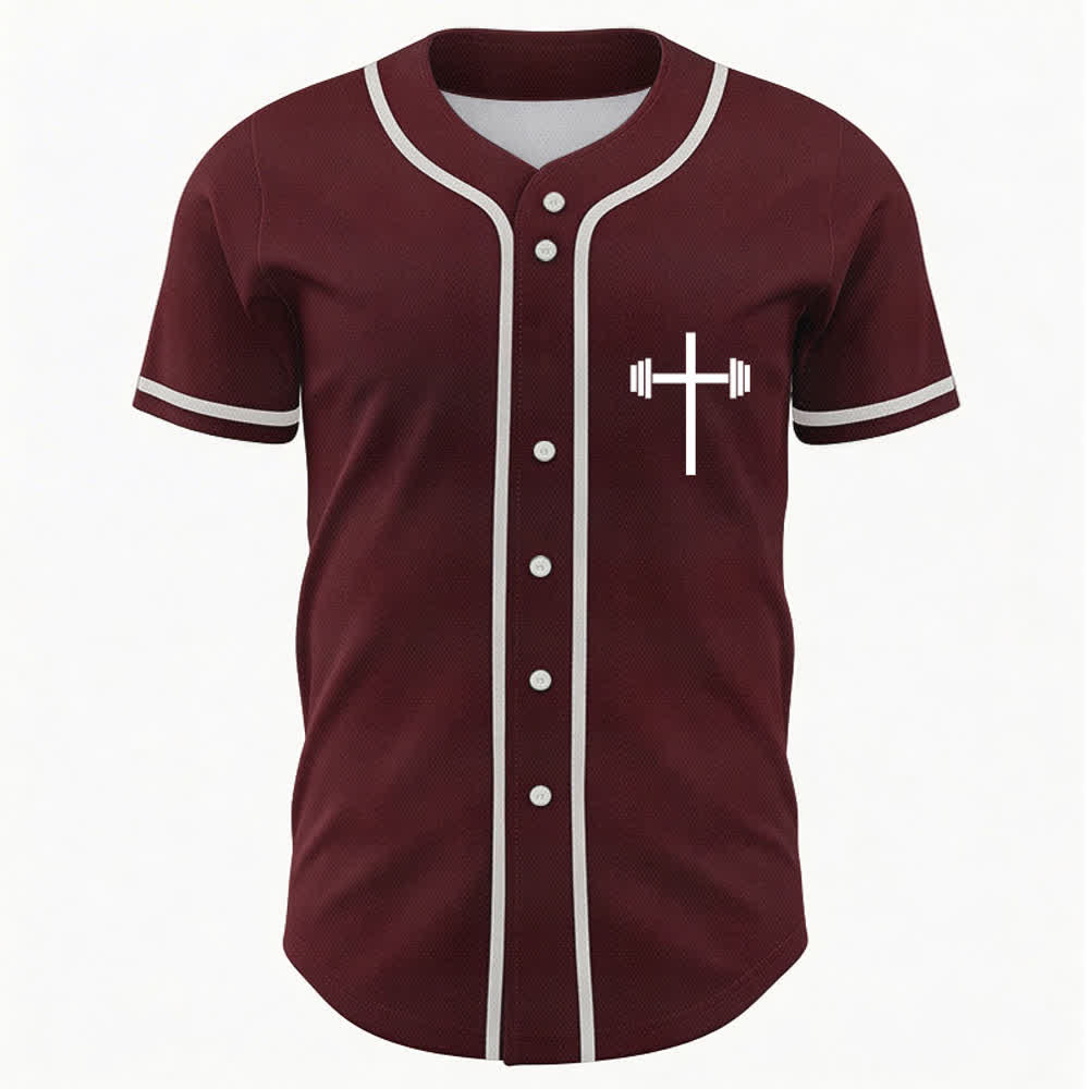 Christianartworkshop Jesus Saves Gothic Street Baseball Jersey - image 16