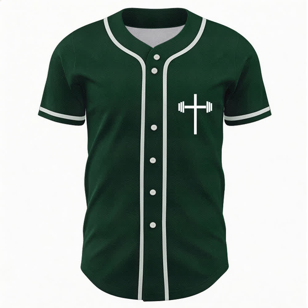 Christianartworkshop Jesus Saves Gothic Street Baseball Jersey - image 23