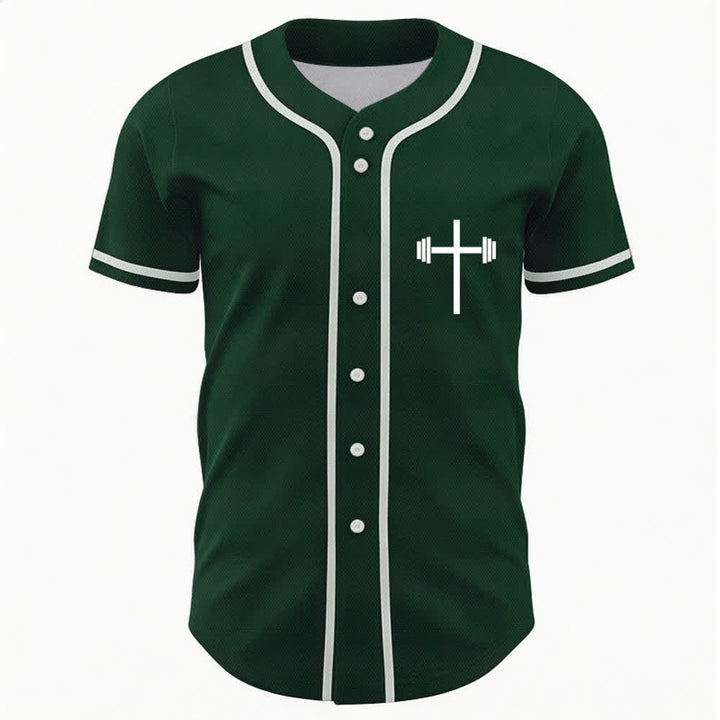 Christianartworkshop Jesus Saves Gothic Street Baseball Jersey - image 23