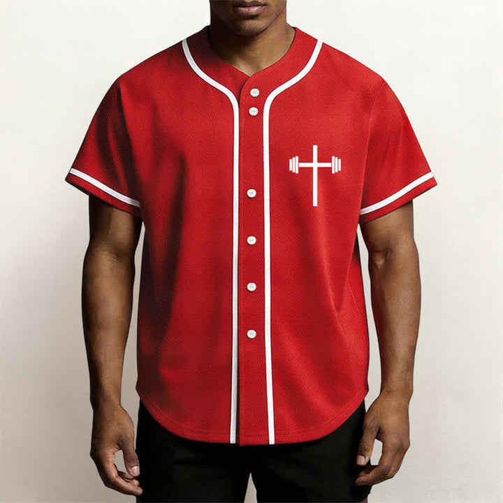 Christianartworkshop Jesus Saves Gothic Street Baseball Jersey - image 48