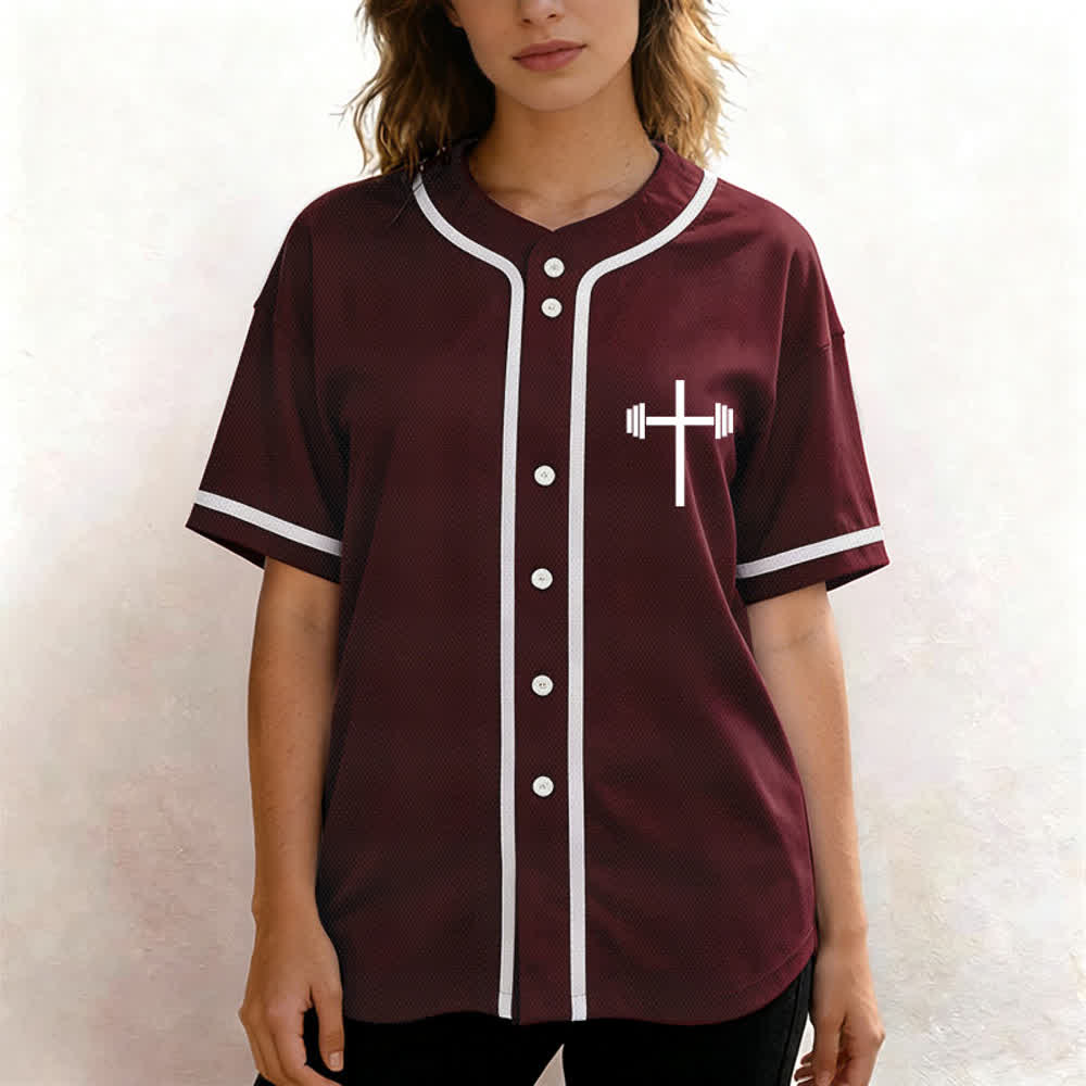 Christianartworkshop Jesus Saves Gothic Street Baseball Jersey - image 18