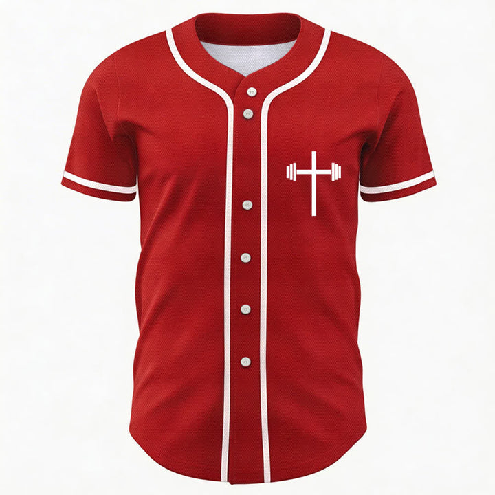 Christianartworkshop Jesus Saves Gothic Street Baseball Jersey - image 44