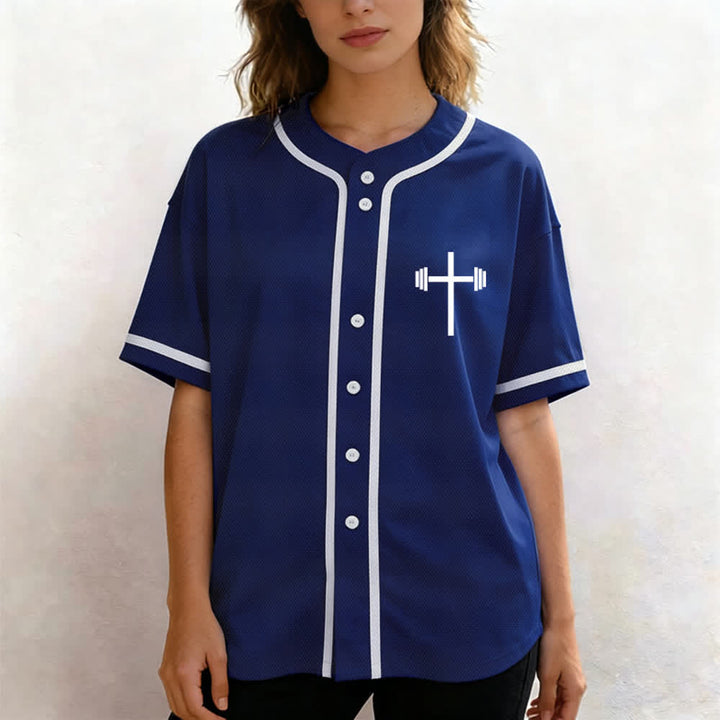 Christianartworkshop Jesus Saves Gothic Street Baseball Jersey - image 39
