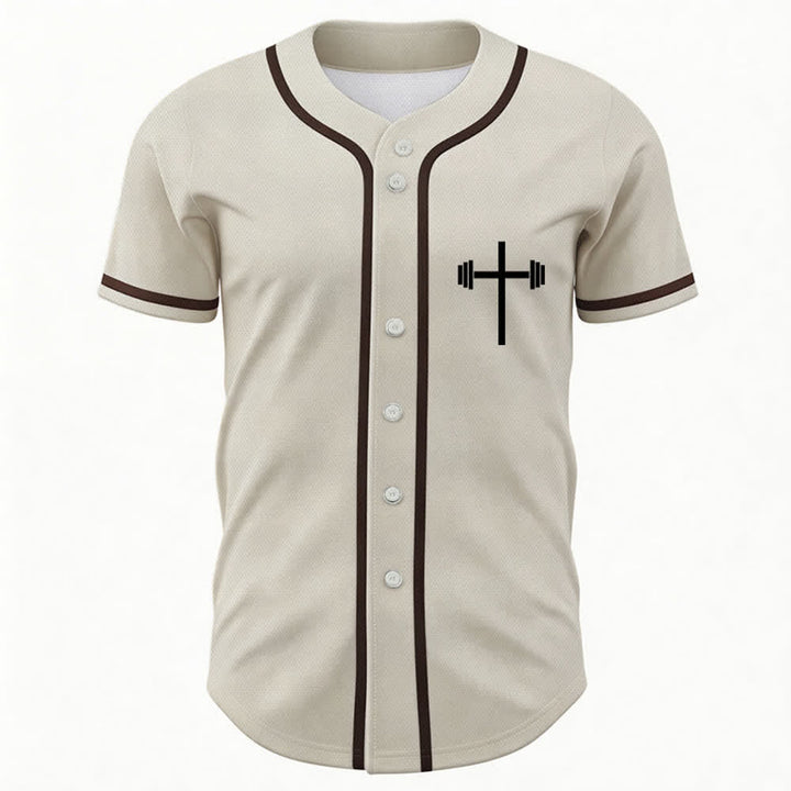 Christianartworkshop Jesus Saves Gothic Street Baseball Jersey - image 30